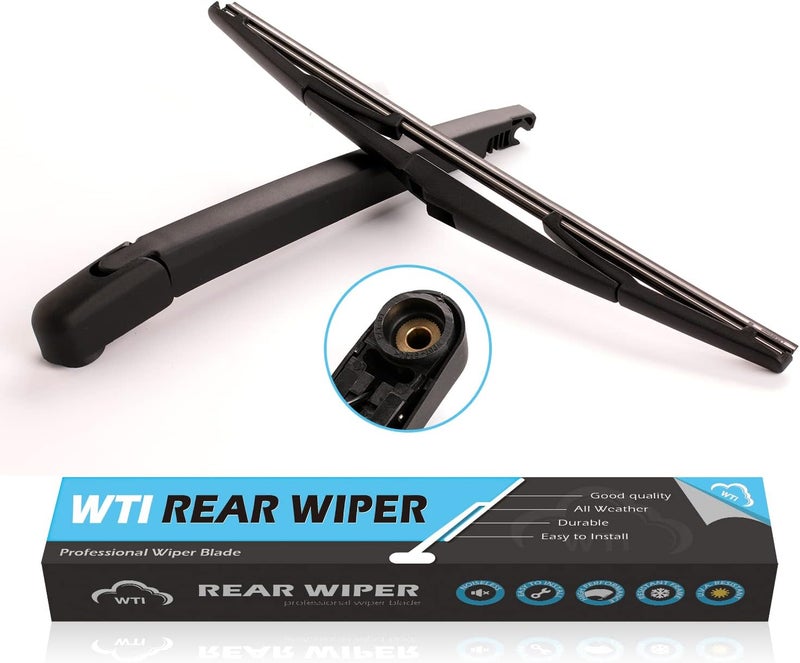 WTI Rear Wiper Arm Blade Set Compatible With Lexus RX330 2004-2006 / Compatible With Lexus RX350 2007-2009 Rear Wiper Arm Blade Set - Image 1